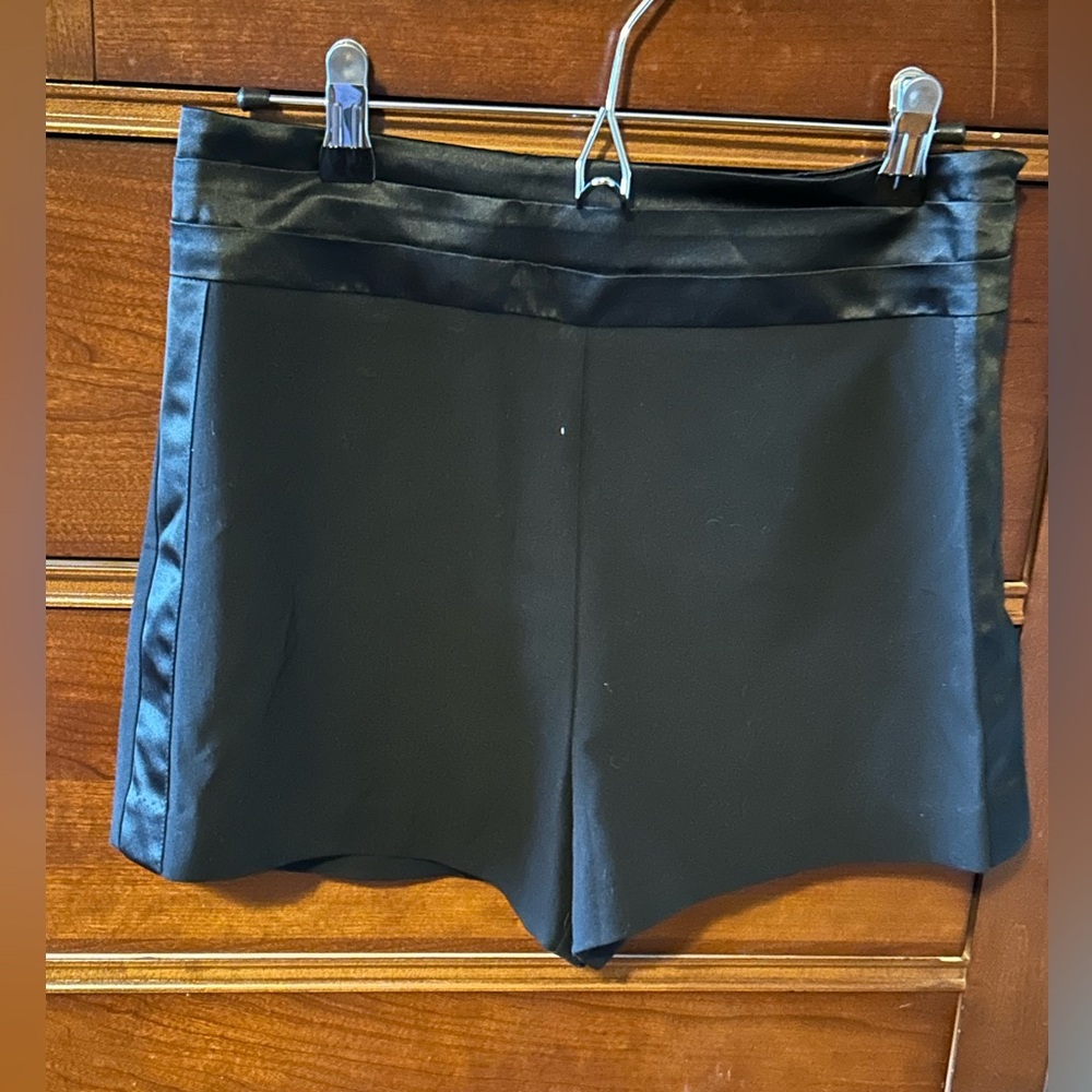 Women's Tuxedo Shorts Black